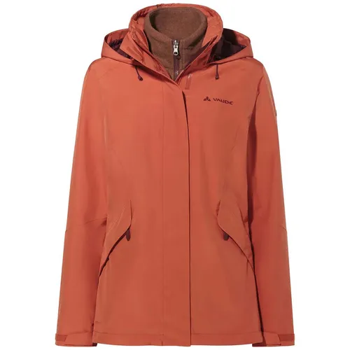 VAUDE Damen Doppeljacke Wo Rosemoor 3in1 Jacket II - Funktionsjacken für Outdoor-Enthusiastinnen: Wasser- und winddicht, mit einer bequemen Innenjacke aus Fleece für ganzjährigen Komfort und umweltfreundlich hergestellt.