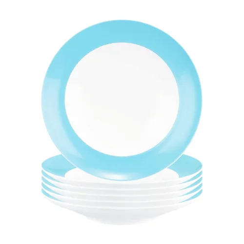 Seltmann Weiden Liberty Pure Colors Suppenteller 6er Set in blau von Seltmann Weiden