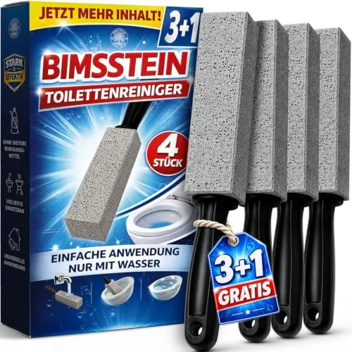 Bimsstein Toilettenreiniger [4er Set] – Effektiver Urinsteinentferner