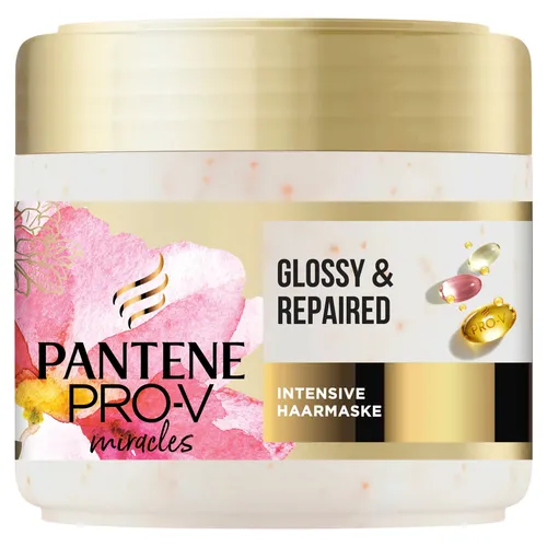 Pantene Pro-V Miracles Colour Gloss Haarmaske - SHAMPOO & SPÜLUNG – 300ml Haarmaske mit Biotin, repariert Farbschäden und revitalisiert gefärbtes, geschädigtes Haar in nur einer Anwendung.