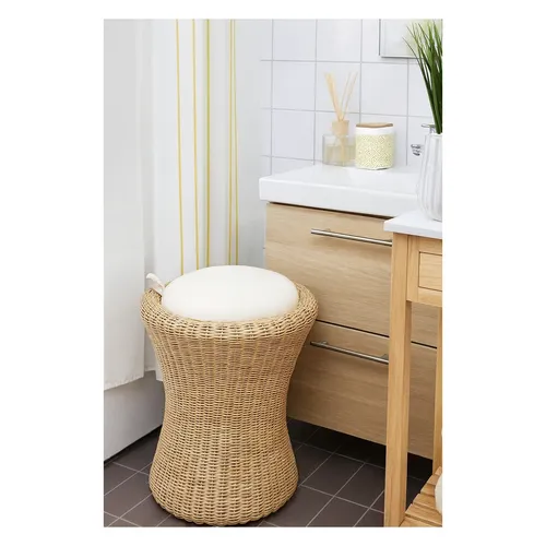 Rattan-Sitzhocker Handgeflochten von Möbel Direkt Online