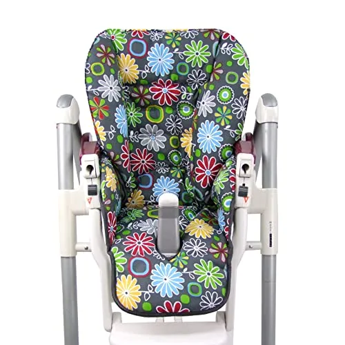 BambiniWelt Hochstuhlauflage für PEG PEREGO Prima Pappa Diner - Hochstuhleinlage aus 100% Polyester, dick und weich gepolstert, abwischbar und waschbar bis 30 Grad, ideal für mehr Komfort beim Essen.