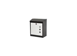 Dazikemo Briefkasten Paketbox anthrazit/weiß