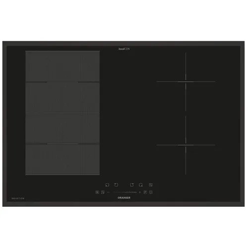 Oranier Induktionskochfeld 80 cm FlexX-Induktion KXI480 autark schwarzer Rahmen