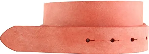 BELTINGER Gürtel aus weichem Vollrindleder Vintage-Look ohne Schnalle 3 cm | Leder-Gürtel 30mm | Schmaler Gürtel Used-Look | Rot 90cm