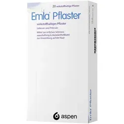 Emla Pflaster - Pflaster zur lokalen Hautbetäubung, ideal vor Blutmessungen oder Impfungen. Einfach anzuwenden, dermatologisch geprüft und sorgt für schmerzfreie Behandlungen.