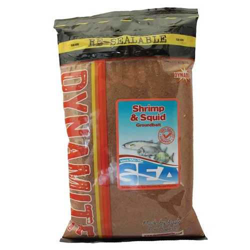 Produktbild Dynamite Baits Sea Groundbait 1kg Shrimp & Squid Grundfutter 7,70€/1kg