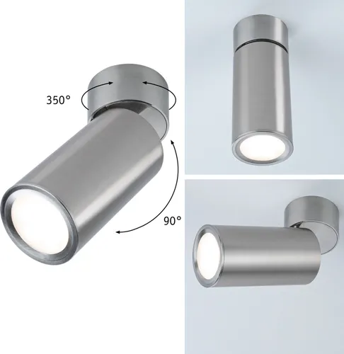 Paulmann LED Deckenleuchte Turnal Coin 3-Step-Dim - Lampen im Industrie-Look, dimmbar und flexibel ausrichtbar für gezielte Beleuchtung von Wohnräumen. 5 Jahre Garantie von Paulmann – Ihr Partner für hochwertige Lichtlösungen.