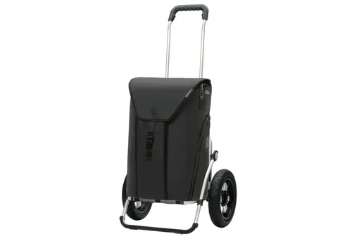 Andersen Einkaufstrolley Royal Shopper Oli.P 3.0 schwarz, Thermofach 16 Liter, klappbar, belastbar bis 50kg, wasserabweisend