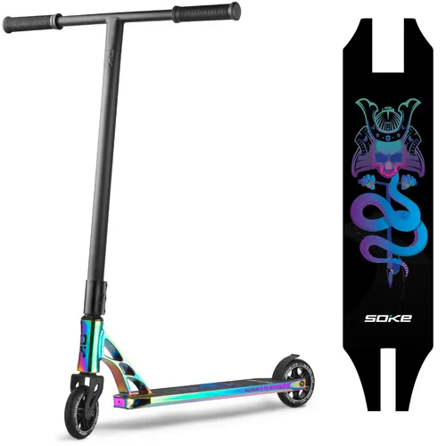 SOKE XTR STREET Stunt Scooter - Roller für Unisex Kinder mit ABEC 9 Kugellagern, ideal für Tricks und Fahrspaß, maximales Benutzergewicht 100 kg, leicht und robust