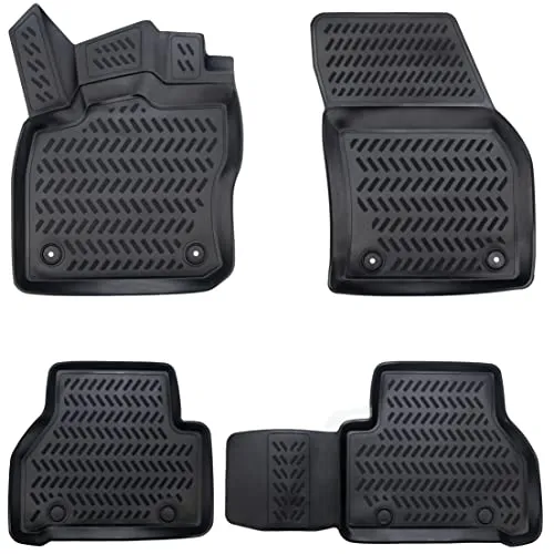 ELMASLINE 3D Gummimatten Set für Dacia Duster 1. Gen. 2010-2017 - Fußmatten für Dacia Duster 4x2, perfekte Passform mit extra hohem 5cm Rand für optimalen Rundumschutz vor Schmutz und Flüssigkeiten. Strapazierfähig, pflegeleicht und umweltfreundlich.