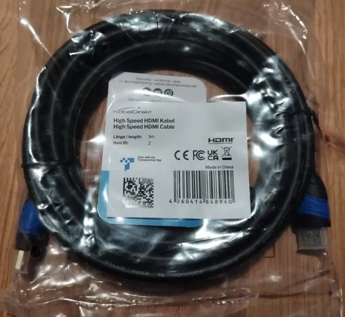 KabelDirekt 4K 8K HDMI-Kabel 3 m in blau von KabelDirekt