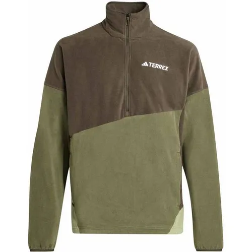 ADIDAS Herren Unterjacke Terrex Multi Climawarm Fleece in braun von adidas