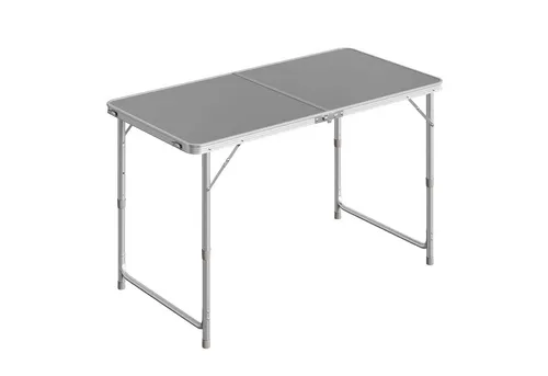 Woltu Campingtisch Aluminium MDF - Klapptisch höhenverstellbar - Robuster Klapptisch mit höhenverstellbaren Optionen (55-70 cm) für vielseitige Nutzung. Ideal für Camping, Garten oder Veranstaltungen. Kompakt und leicht zu transportieren, perfekt für 4-6 Personen.