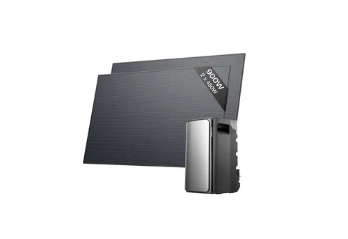 ECOFLOW STREAM Ultra Balkonkraftwerk 900W - Netzgebundene Photovoltaikanlage mit 1,92kWh Speicher und 6000 Ladezyklen. Effizient, flexibel erweiterbar und ideal zur Reduzierung Ihrer Energiekosten.