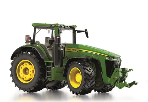 Wiking 077859 John Deere 8R 410 1:32 Traktor - Modell 1:32 des beliebten John Deere 8R 410 Traktors, detailgetreu mit OVP, ideal für Sammler und Landwirtschafts-Enthusiasten.