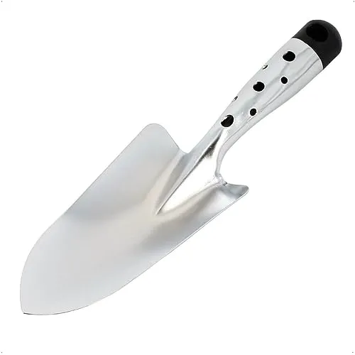 Rekord Blumenkelle (Ganzstahl, verzinkt) mit 12 cm Griff, Gesamtlänge: 29 cm, Arbeitsbreite: 8 cm, Pflanzkelle, Gartenkelle, Blumenkelle, Pflanzschaufel