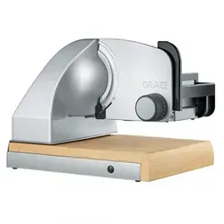 GRAEF Allesschneider SlicedKitchen SKS850 mit MiniSlice-Aufsatz - Allesschneider für vielfältige Lebensmittel, spülmaschinenfeste Teile und verstellbare Schnittstärke - ideal für präzises Schneiden zu Hause.
