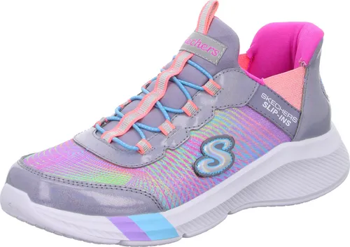 SKECHERS Verträumt Memory Foam Slipper für Mädchen - Schicke Sneaker in Grau-Rosa mit bequemem Memory Foam für optimalen Tragekomfort, perfekt für den Alltag.
