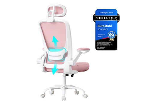 Büro- & Schreibtischstühle Pink von SONGMICS