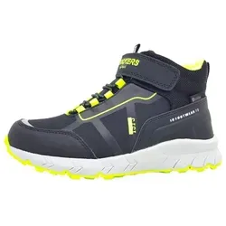 Dockers by Gerli Jungen Schnürstiefel Schwarz, Größe 34 - Wanderschuhe für Jungen, robust und bequem mit flachem Absatz für optimalen Halt beim Spielen und Toben.