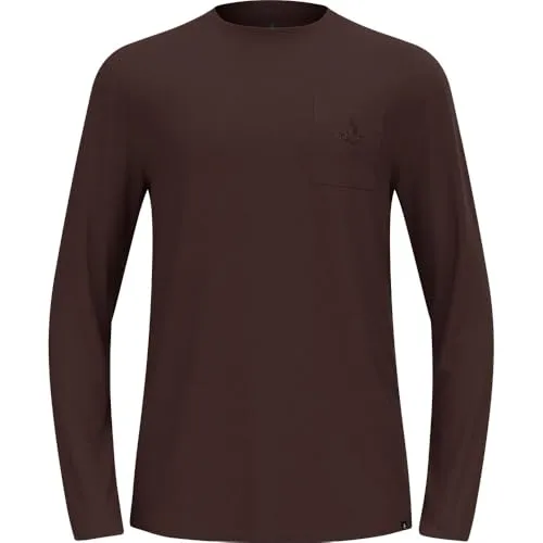 Odlo Langarm Wandershirt Herren Merino 200 I Funktionsshirt Wandern Atmungsaktiv