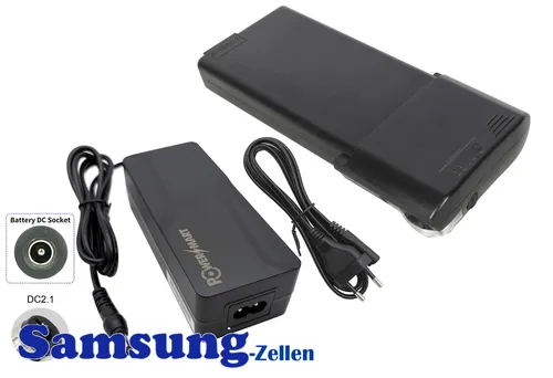 eBike/Pedelec 36V 14Ah/504Wh Akku für ecobike Trafik Electric Blue mit Ladegerät