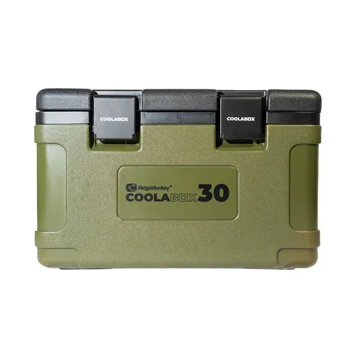 RidgeMonkey CoolaBox 30L Kühlbox für Angeln & Outdoor 55,5x33,5x33,5cm 72h Kühl