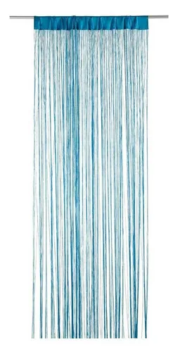 Gasper Fadenvorhang, 110 x 250 cm, Türkis in blau von GASPER