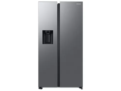 Samsung Side by Side Kühlschrank mit AI Energy Mode - 634 L Kühlschrank in Silver, optimiert den Energieverbrauch dank AI Energy Mode und integriertem Wassertank für zusätzlichen Komfort.