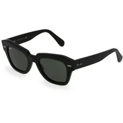 Ray-Ban RB 2186 STATE STREET Unisex-Sonnenbrille in schwarz von Ray-Ban