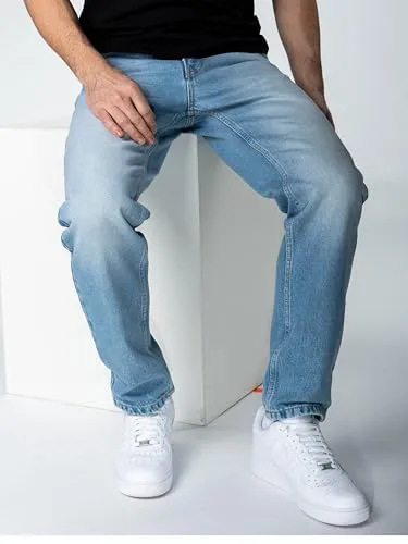 WOTEGA Herren Jeans Dream – Straight Fit Denim Hose - 5-Pocket - Bequeme Passform - Casual & Streetwear-Style, Blau (Coronet Blue 183922), W29/L32