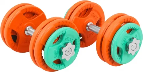 GORILLA SPORTS® Kurzhantelset 30kg - 2er Set mit Gusseisen und Gummi Gripper - Vielseitiges Hantelset (30kg) für effektives Ganzkörpertraining. Ergonomische Griffe und verschiedene Gewichte ermöglichen individuelles Training für alle Muskelgruppen.