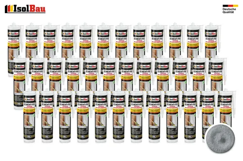 Reparaturmörtel Zement-Fix 36 x 300 ml Betongrau Fugenmörtel Express Rißacryl