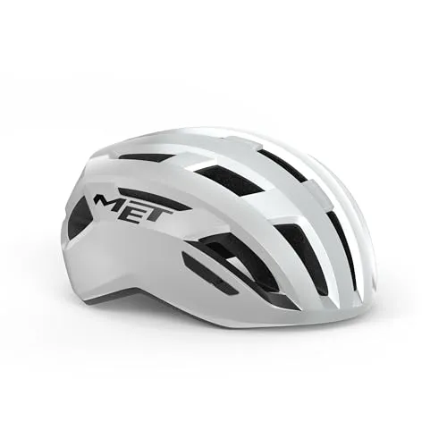 MET Unisex-Adult Vinci MIPS Helmet, White Silver, L / 58-61cm - Fahrradhelm mit MIPS-Technologie für optimalen Schutz, anpassbares Safe-T DUO-System und integrierte Belüftung für maximalen Komfort.