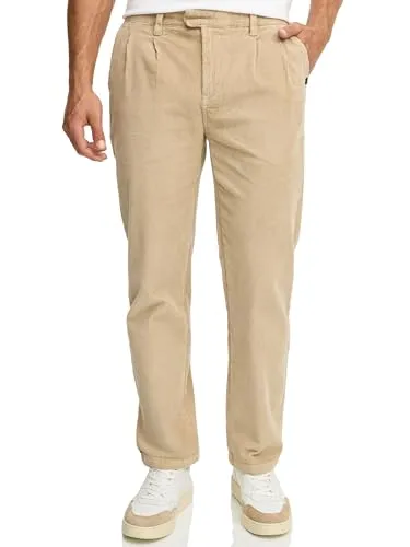 Produktbild Indicode Herren INGustaf Cordhose mit Stretch aus Baumwolle | Freizeithose für Männer in Irish Cream, Größe 40/32