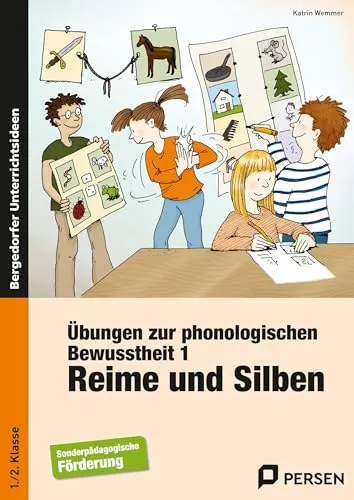 Übungen zur phonologischen Bewusstheit 1: Reime und Silben - Schule & Lernen - Fördert die Sprachentwicklung von Kindern in der 1. und 2. Klasse durch gezielte Übungen zu Reimen und Silben.