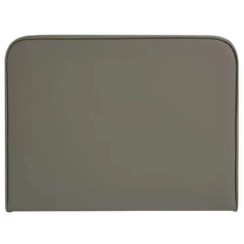 IDIMEX Kopfteil Ariela 90 cm gepolstert, grau - Headboard mit Wandbefestigung und Kunstlederbezug, Bequeme Bettrückwand für Einzelbett