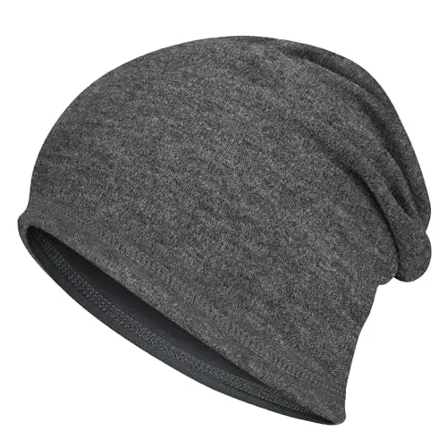Foatcox Leichte Winter Mütze für Herren und Damen, Atmungsaktive, Weiche Beanie-Laufmütze, Warme Skull Cap für Laufen, Skifahren, Radfahren, Snowboarden und andere Outdoor-Sport