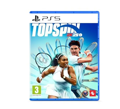 2K Games TopSpin 2K25 PS5 + Amazon Exclusive Sky Blue Wristband DLC