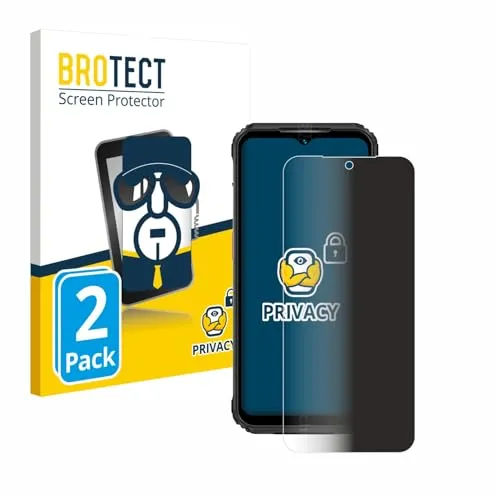 BROTECT 2 Stück Anti-Spy Blickschutzfolie für Ulefone Armor 21 Privacy Screen Protector [Displayschutz-Folie, Sichtschutz, Blaulichtfilter]