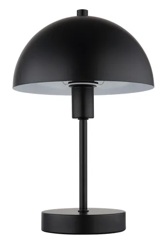 Moderne Tischleuchte Pilzform schwarz E14, 20x31 cm von Globo