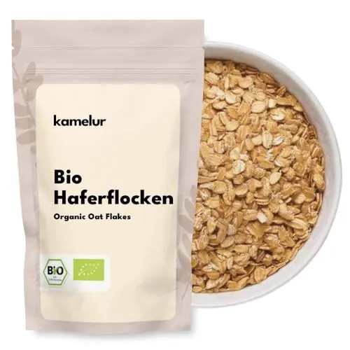 Kamelur BIO Haferflocken (2,5kg) - Hafer Bio Flocken aus kontrolliert biologischem Anbau