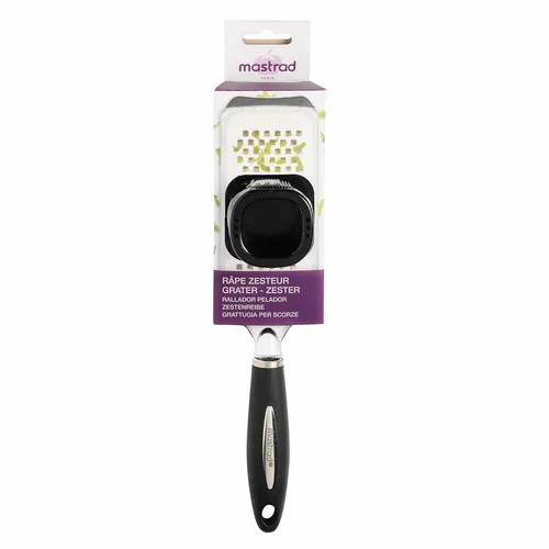 Mastrad Zestenreibe – Küchenreibe für Zitrusfrüchte - Reiben Sie mühelos Zitrusfrüchte mit dieser hochwertigen Zestenreibe aus Kunststoff und Stahl. Ideal für frische Aromen in Ihrer Küche!