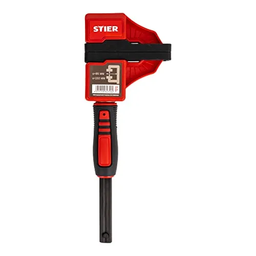 STIER Kompaktzwinge 150 mm - Schraubstöcke & Zwingen: Ergonomische Kompaktzwinge mit optimalem Griffdesign für Arbeiten auf engem Raum, große Spannbacken für präzises Halten.