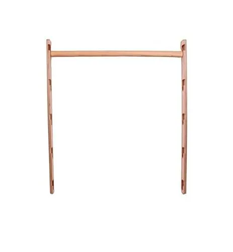 Bear On Bar – Verstellbare Klimmzugstange aus Holz für zuhause – 5 Höhenstufen, bis 100 cm