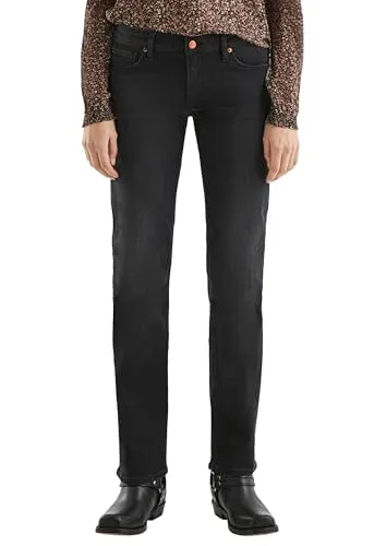 QS Jeans Catie/Mid Rise/Straight Leg