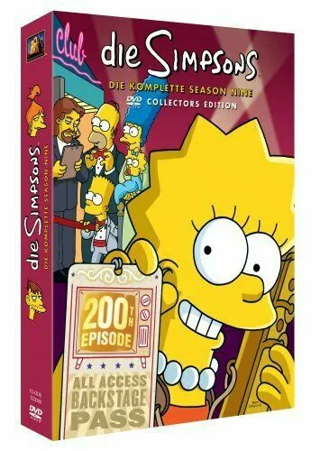 Die Simpsons - Die komplette Season 9 (Collector's Edition, 4 DVDs) (DVD, 2007)
