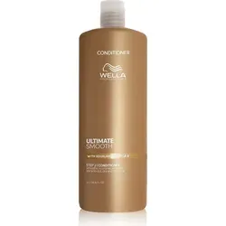 Wella Ultimate Smooth Conditioner 1000ml - Anti-Frizz für seidiges Haar - Conditioner für trockenes, frizziges Haar mit intensiver Feuchtigkeit und Schutz vor statischer Elektrizität. Erleben Sie geschmeidige, glänzende Haare, die leicht kämmbar sind.