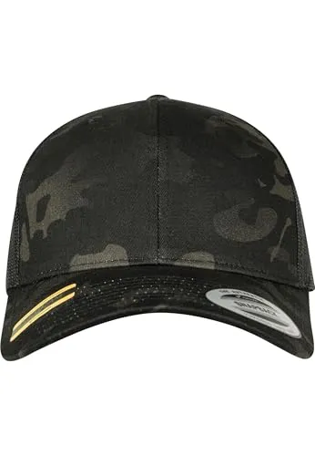 Flexfit Kappe Retro Trucker Multicam, black multicam, One Size, 6606MC